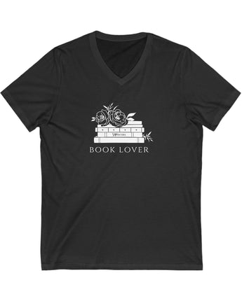 Book Lover Short Sleeve V-Neck Tee