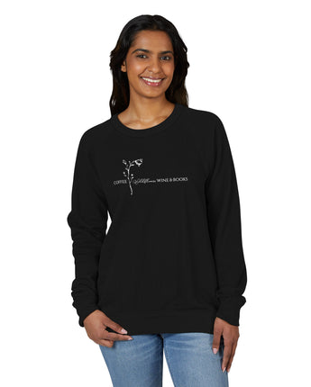 Coffee, Wildflowers, Wine & Books Crewneck - Patreon Exclusive
