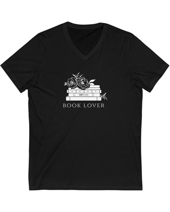Book Lover Short Sleeve V-Neck Tee