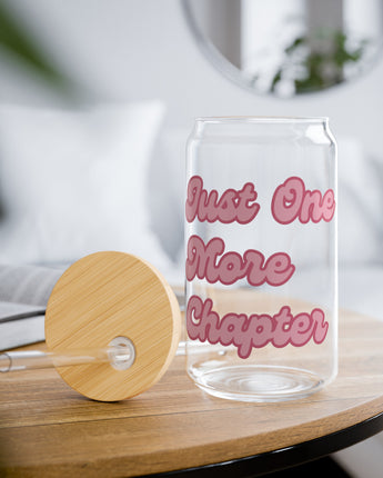 Just One More Chapter Glass, 16oz