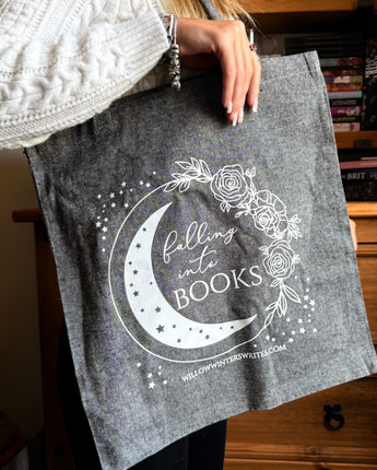 Falling into Books Tote Bag