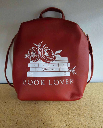 Book Lover Leather Backpack
