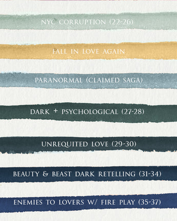 The ENTIRE Discreet Signed Paperbacks Series